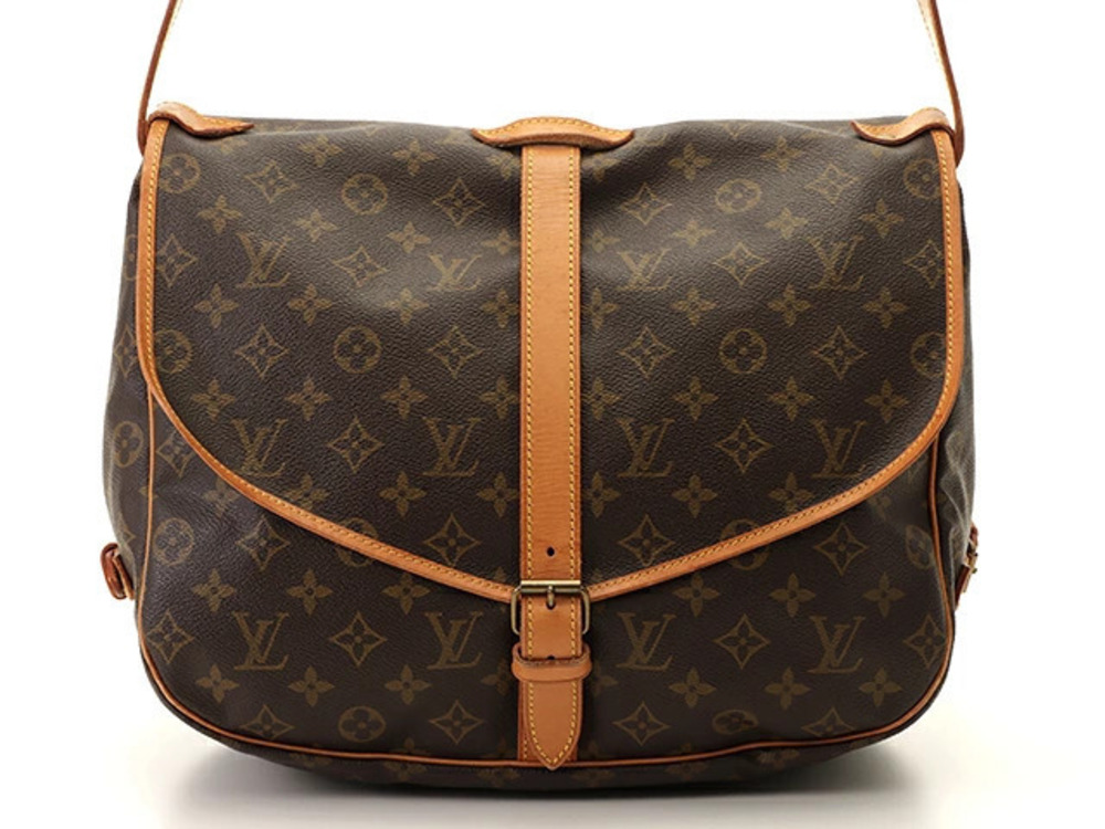 Louis Vuitton Saumur Shoulder Bag Monogram Brown